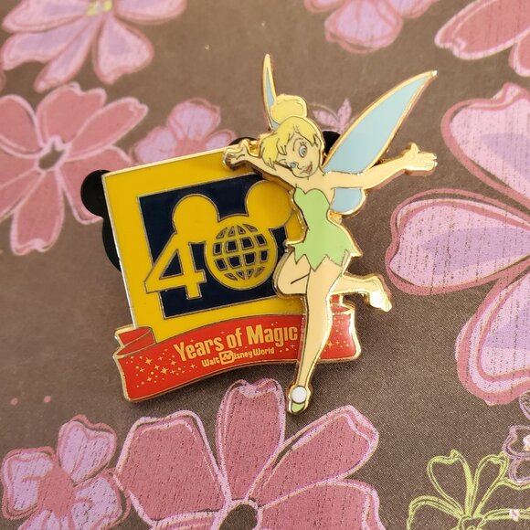 WDW  40 Years of Magic Tinker Bell Pin - Picture 1 of 7